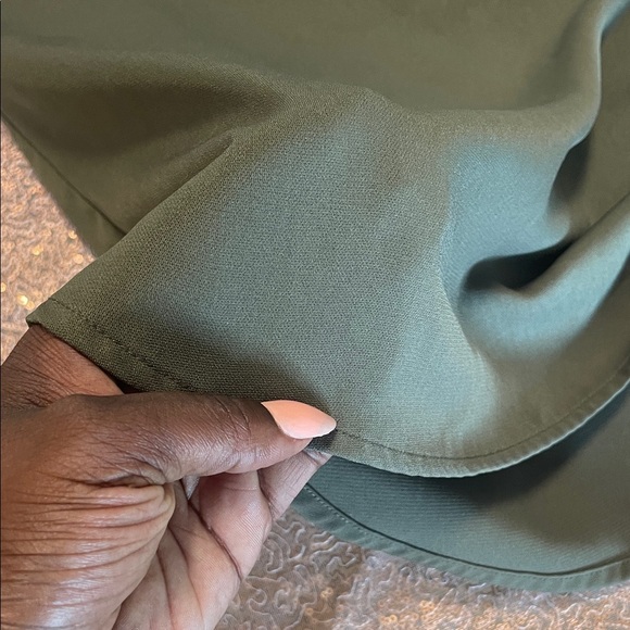 Joe Fresh Dark Green Long Sleeve Dress - Picture 8 of 8